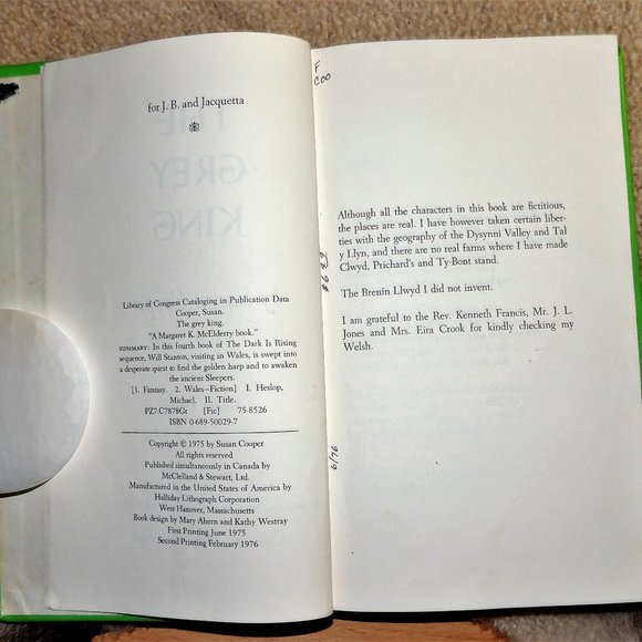 The Grey King (A Margaret K. Mc Elderry Book): Book 4 of The Dark Is Rising - Picture 6 of 7